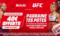 Offre parrainage Betclic UFC